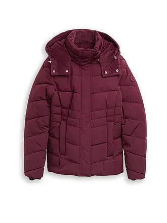 TOM TAILOR | Steppjacke | dunkelrot